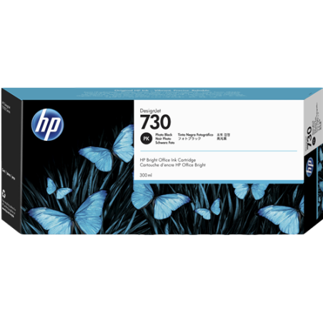 HP 730 Cartouche Noir photo Originale 