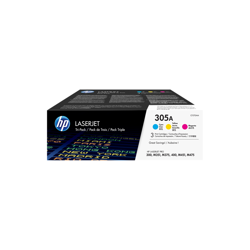 HP 305A Multipack 3 Couleurs Original