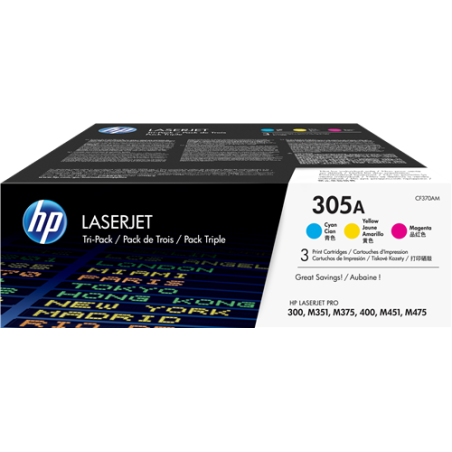 HP 305A Multipack 3 Couleurs Original 