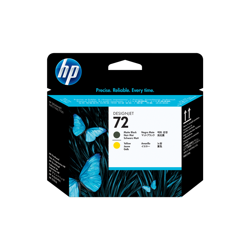 HP 72 Tête d'impression Jaune / Noir Original