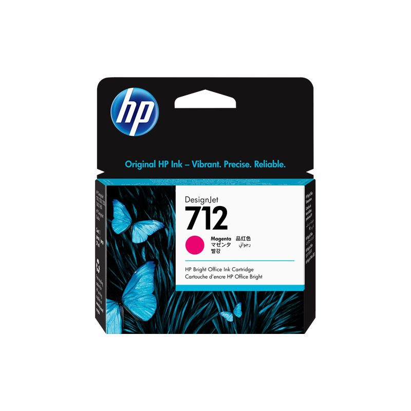 HP 712 Cartouche Magenta Originale