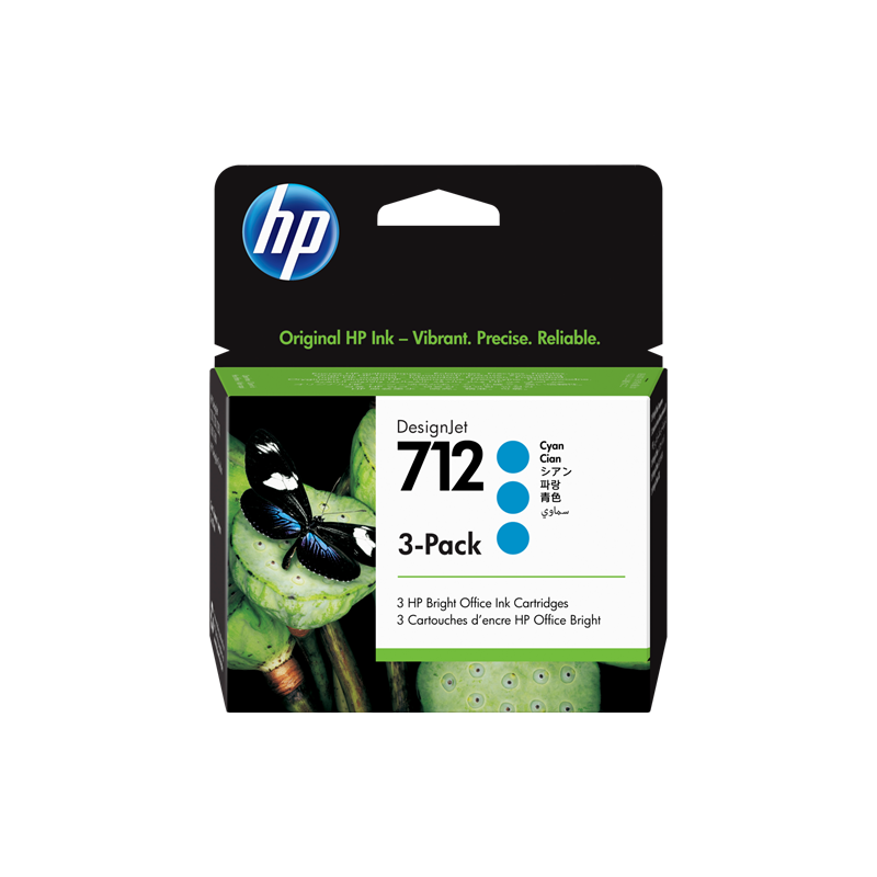 HP 712 Multipack Cyan Original