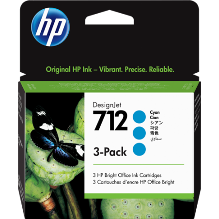 HP 712 Multipack Cyan Original 