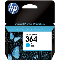 HP 364 Cartouche Cyan Originale 