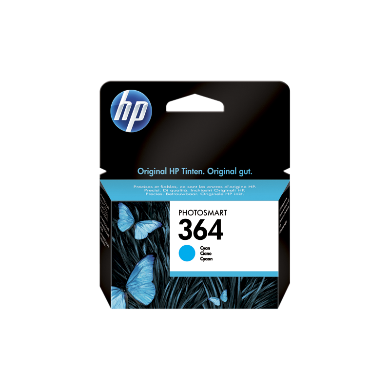 HP 364 Cartouche Cyan Originale