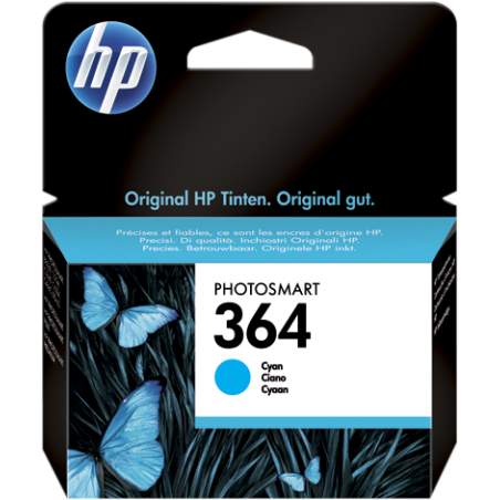 HP 364 Cartouche Cyan Originale 
