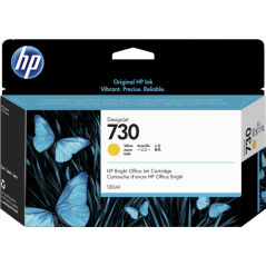 HP 730 Cartouche Jaune Originale 