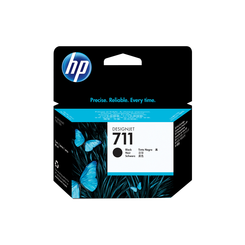 HP 711 Cartouche Noir XL Originale