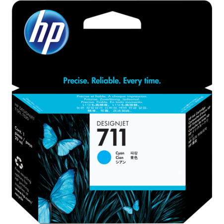 HP 711 Cartouche Cyan Originale 