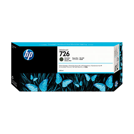 HP 726 Cartouche Noir Originale 