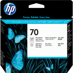 HP 70 Tête d'impression Noir / Gris clair Originale 