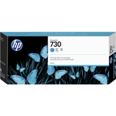 HP 730 Cartouche Cyan Originale 