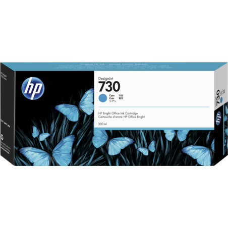 HP 730 Cartouche Cyan Originale 