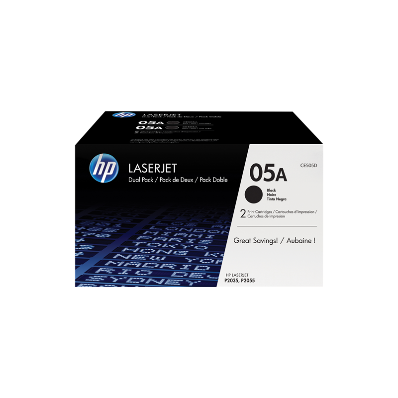 HP 05A Multipack Noir Original