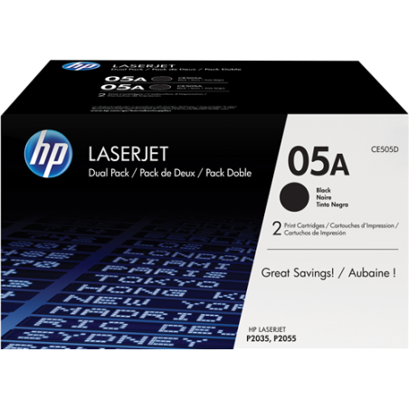 HP 05A Multipack Noir Original 