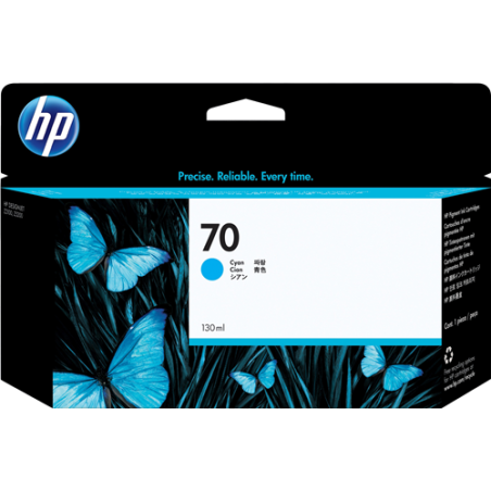 HP 70 Cartouche Cyan Originale 