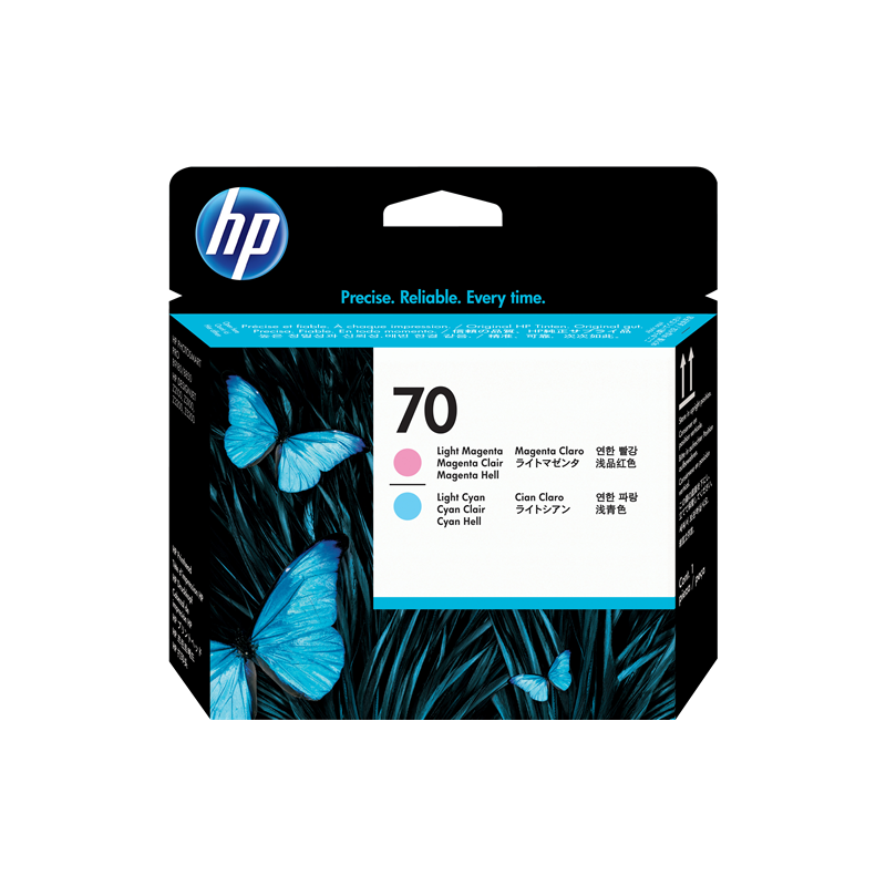HP 70 Tête d'impression Cyan clair / Magenta clair Originale