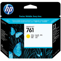 HP 761 Tête d'impression Jaune Originale 