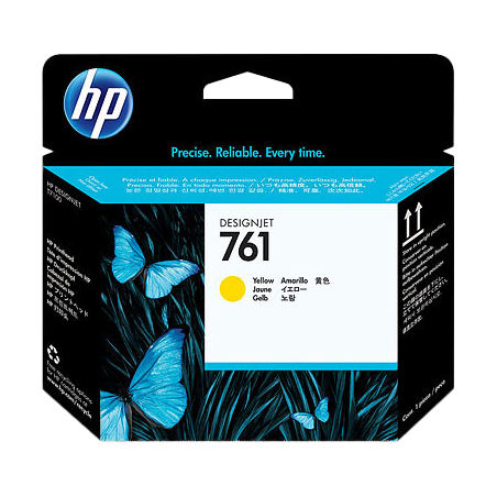 HP 761 Tête d'impression Jaune Originale 