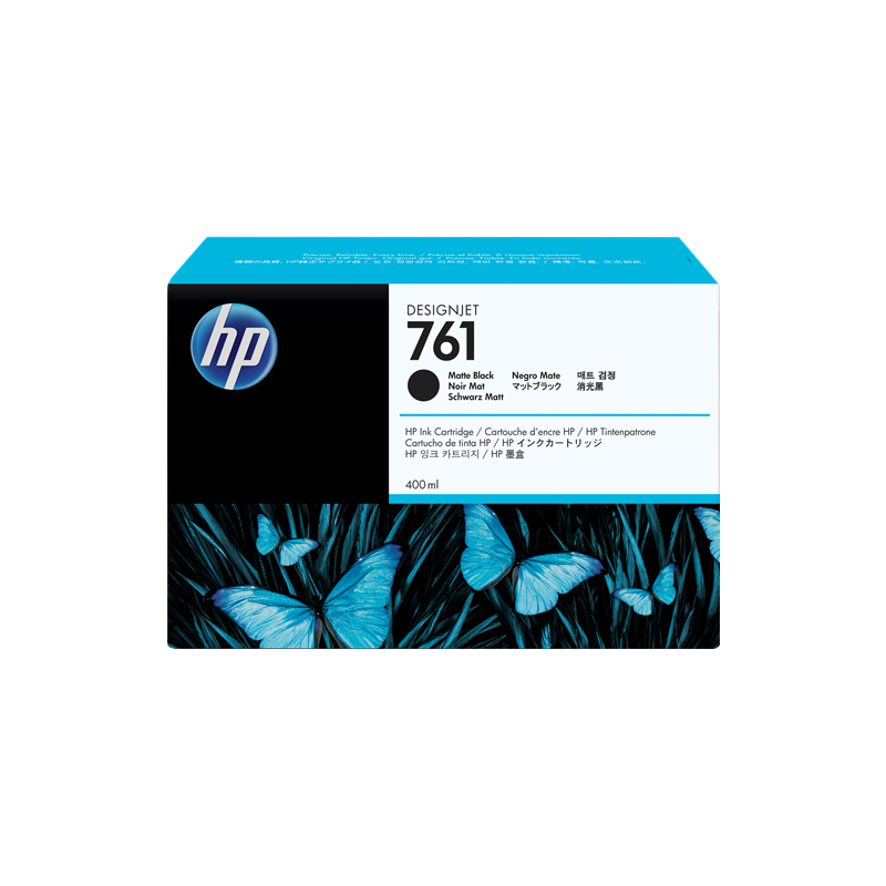 HP 761 Cartouche Noir Mat Originale