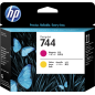 HP 744 Tête d'impression Magenta / Jaune Originale