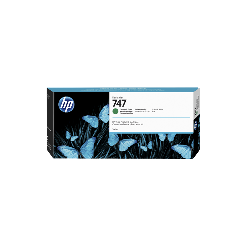 HP 747 Cartouche Vert Originale