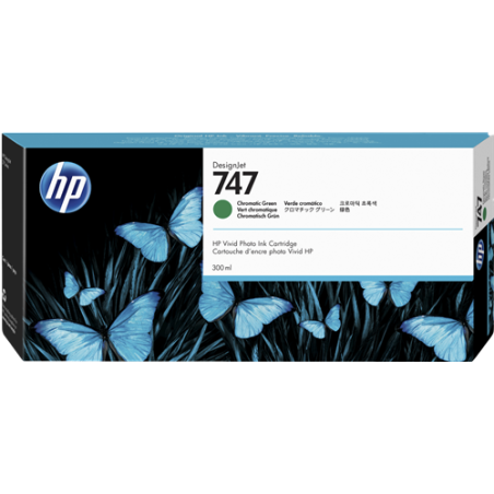 HP 747 Cartouche Vert Originale 