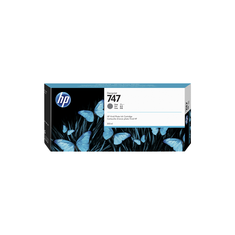 HP 747 Cartouche Gris Originale