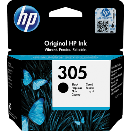 HP 305 Cartouche Noir Originale 