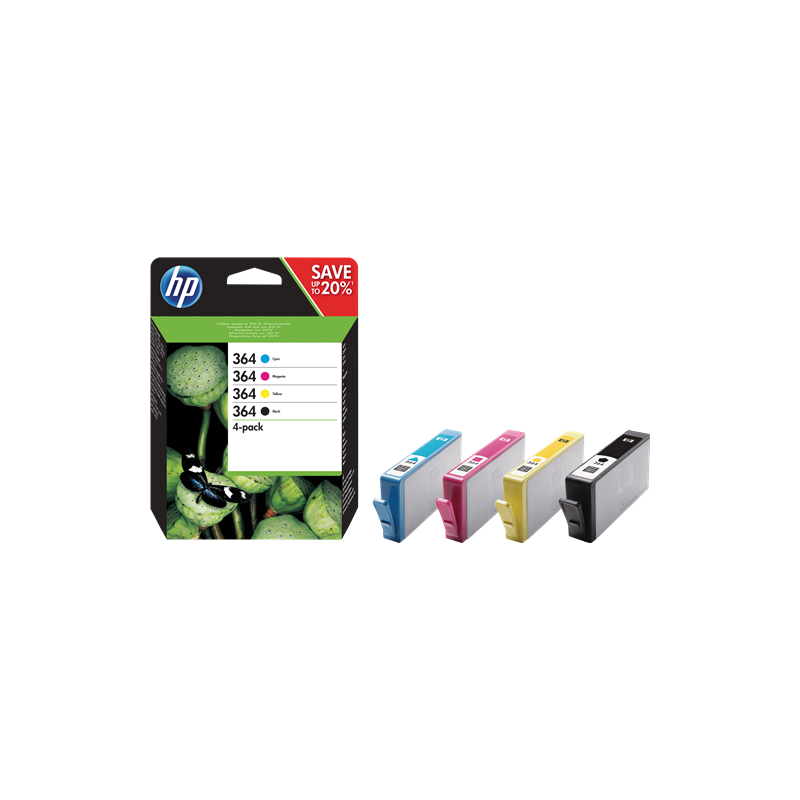 HP 364 Multipack 4 Cartouches Originales