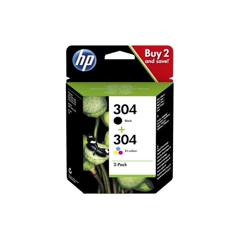HP 304 Multipack 2 Cartouches Original