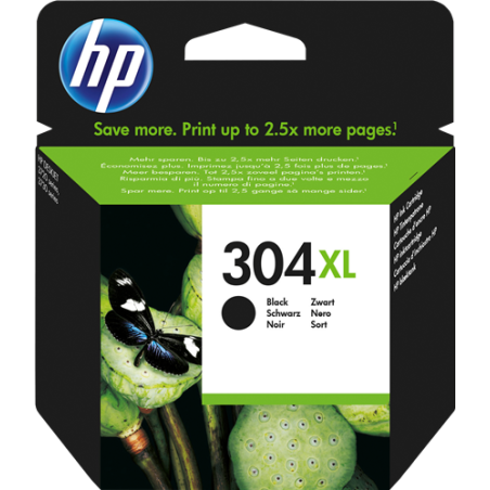 HP 304XL Cartouche Noir Originale 