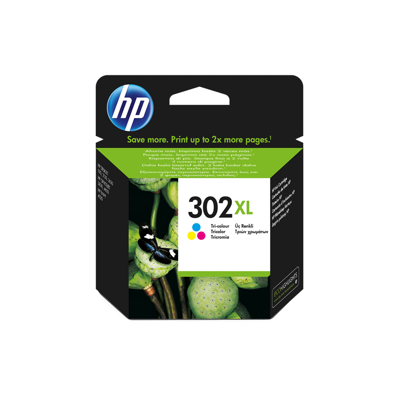 HP 302XL Cartouche Couleur Originale
