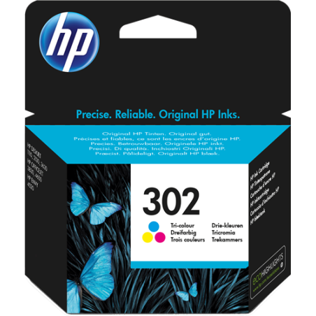 HP 302 Cartouche Couleur Originale 