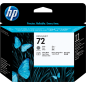 HP 72 Tête d'impression Gris / Photo Noir Original