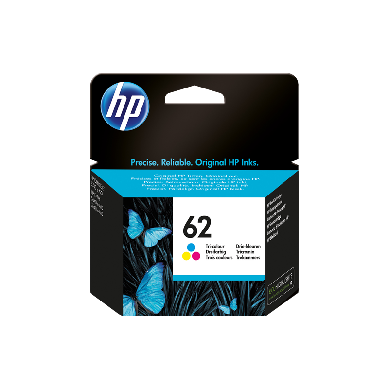 HP 62 Cartouche Couleur Originale