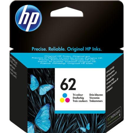 HP 62 Cartouche Couleur Originale 