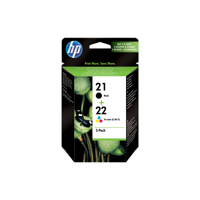 HP 21 / HP 22 Multipack 2 Cartouches Original