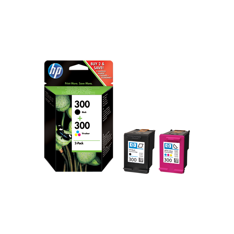 HP 300 Multipack 2 Cartouches Original