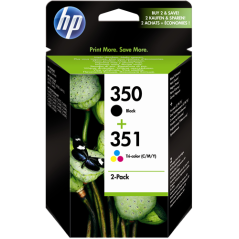HP 350 + 351 Multipack 4 Couleurs Original 