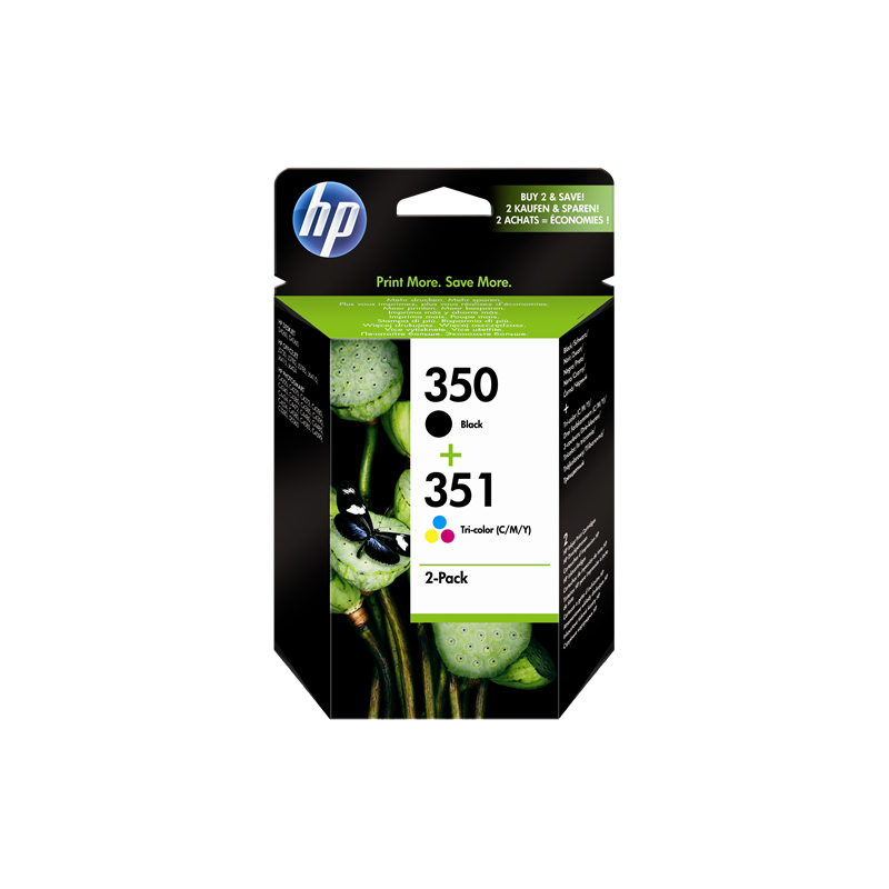 HP 350 + 351 Multipack 2 Cartouches Original