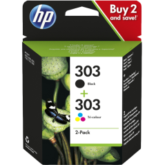 HP 303 Multipack 4 Couleurs Original 