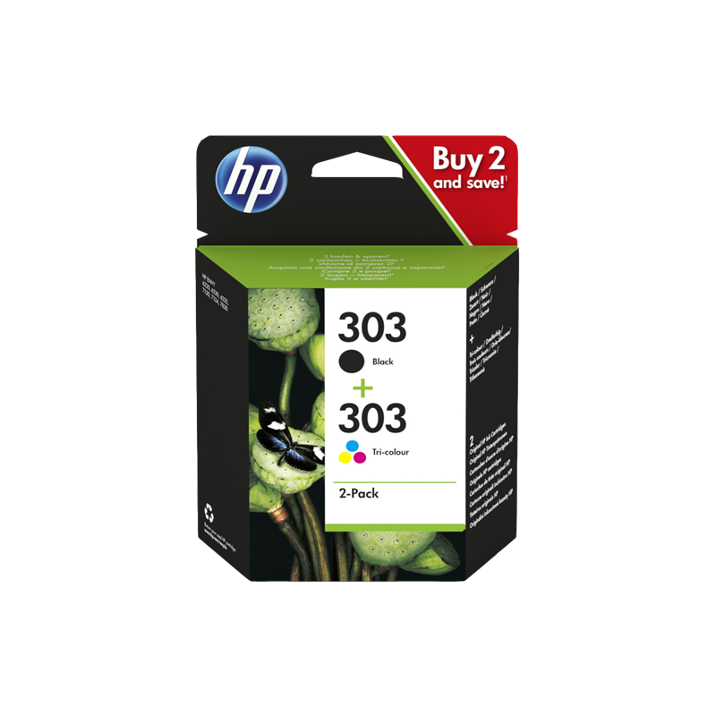 HP 303 Multipack 2 Cartouches Original