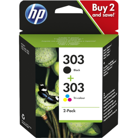 HP 303 Multipack 4 Couleurs Original 