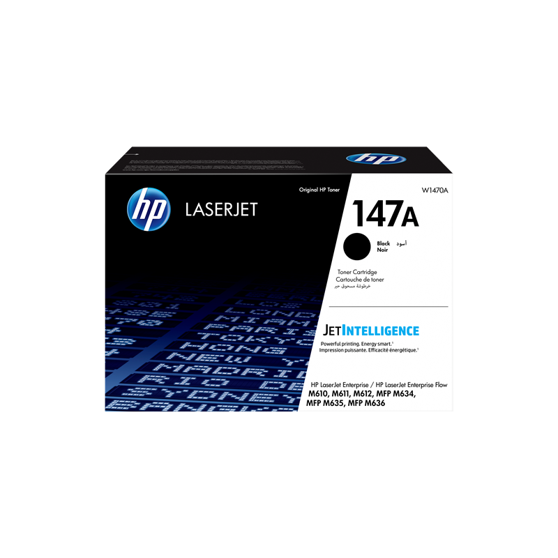 HP 147A Toner Noir Original (W1470A) HP 147A Toner Noir Original (W1470A)