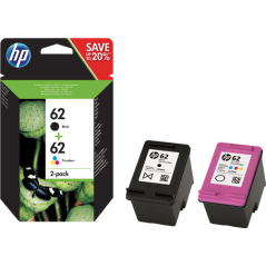 HP 62 Multipack 4 Couleurs Original 