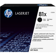 HP 81X Toner Noir Original 