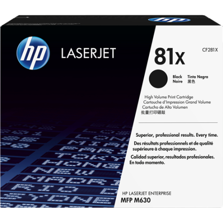 HP 81X Toner Noir Original 