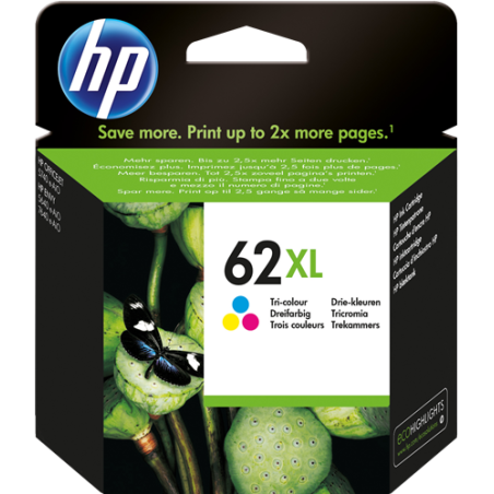 HP 62XL Cartouche Couleur Originale 