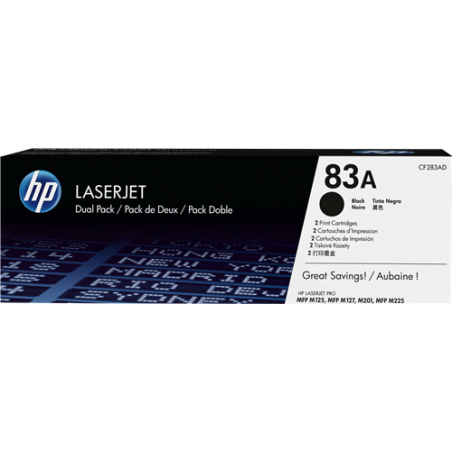 HP 83A Multipack Noir Original 